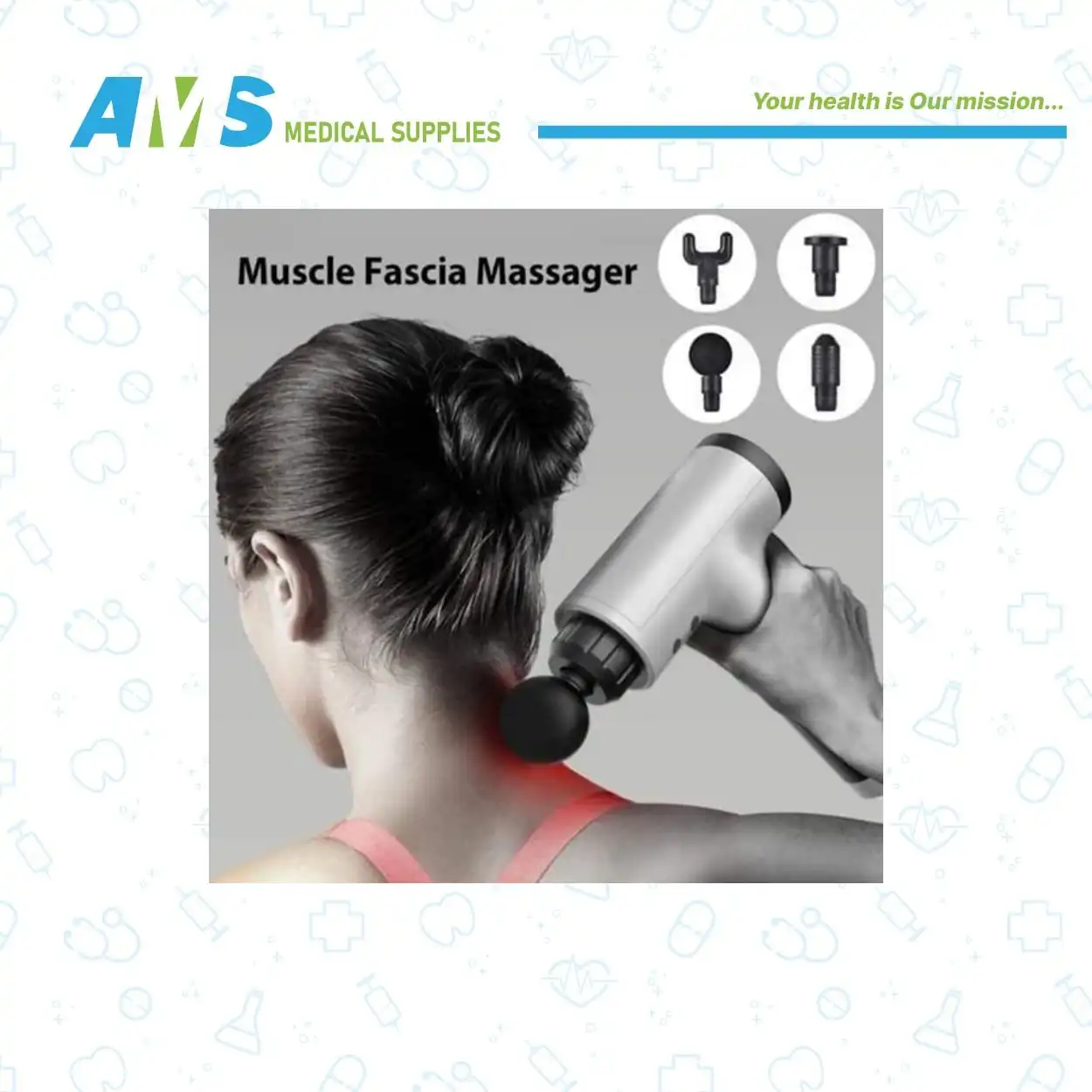 Blueidea-Fascial-Gun-32-Speed-1.webp جهاز مساج بشكل مسدس مدلك للعضلات بسرعه 32 من بلو ايديا