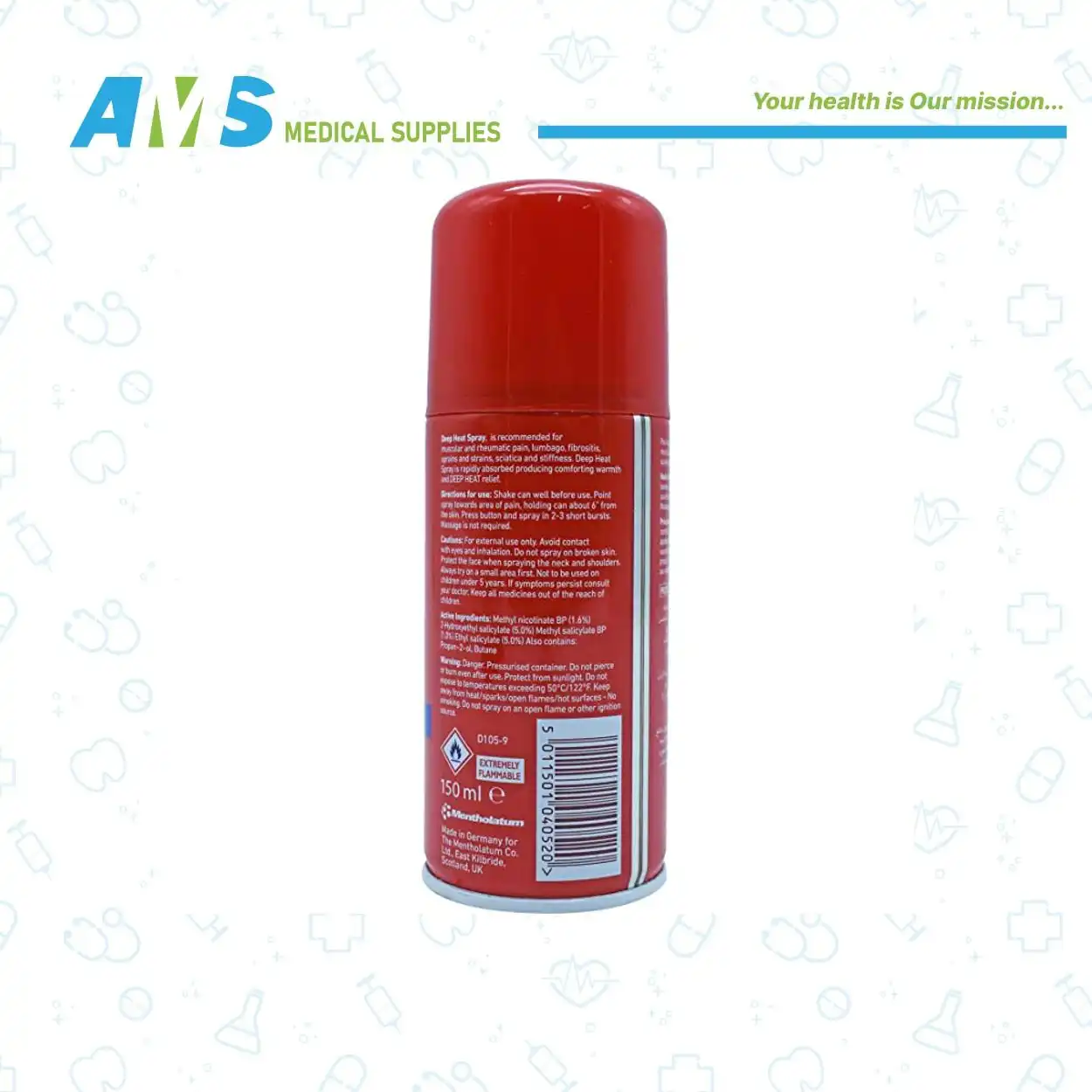 بخاخ مسكن لالام العظام من ديب هيت 150 مل