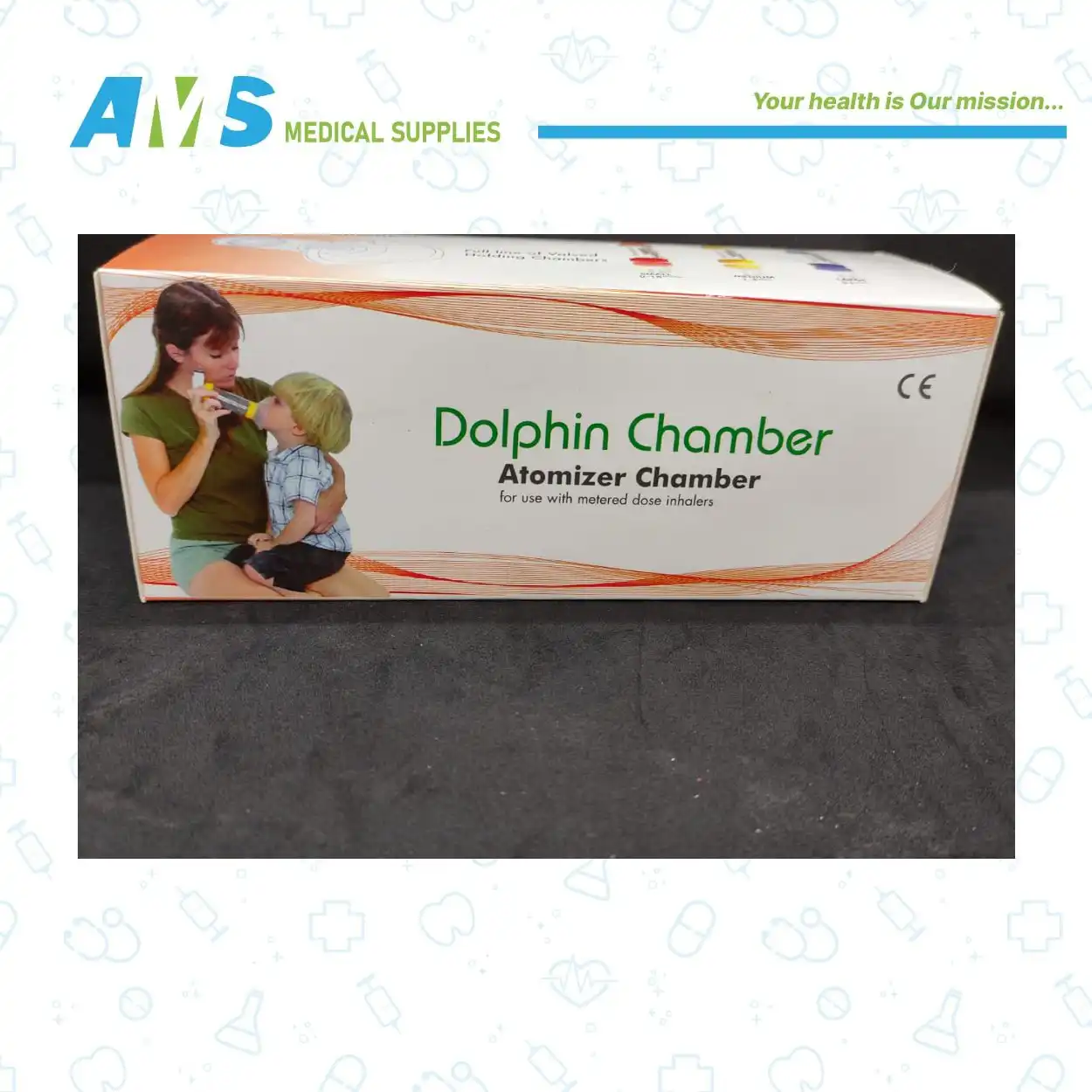 s حجرة البخاخه للاستخدام أجهزة الاستنشاق من دولفن شمبر مقاس