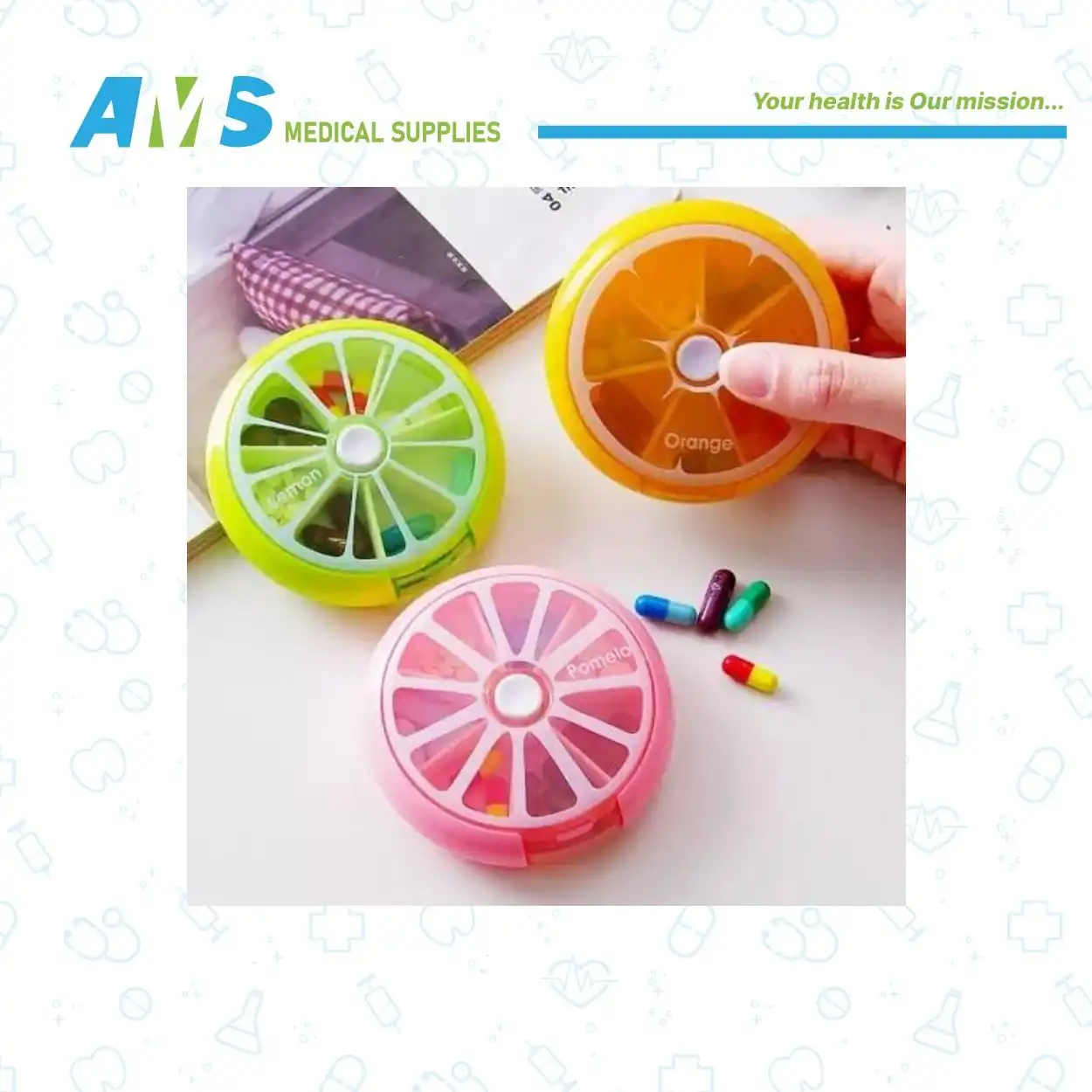 منظم جرعات ادوية يومى