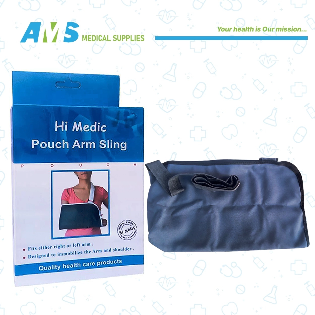 Hi-Medic-Pouch-Arm-Sling-Size-L-3.webp L حامل الذراع من هاي ميديك مقاس