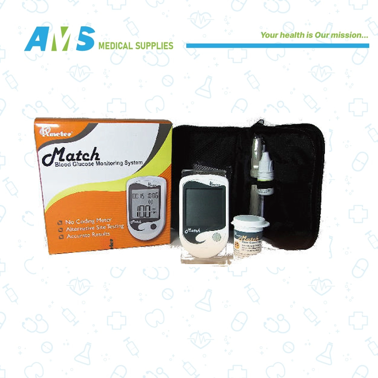 جهاز  قياس السكر في الدم من ماتش