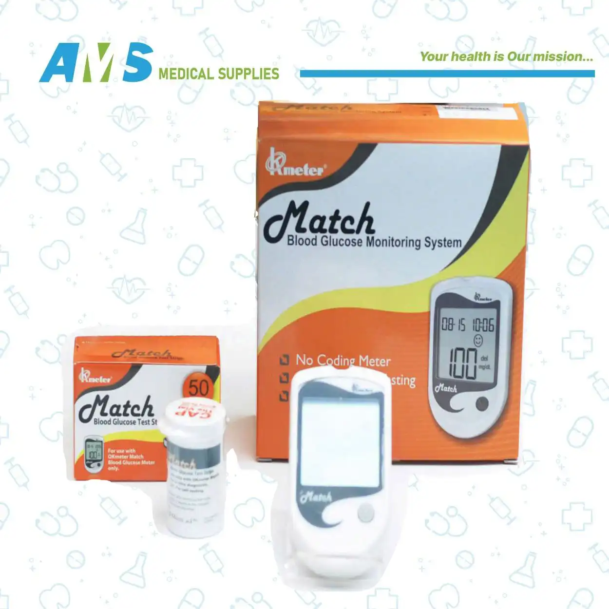 جهاز  قياس السكر في الدم من ماتش