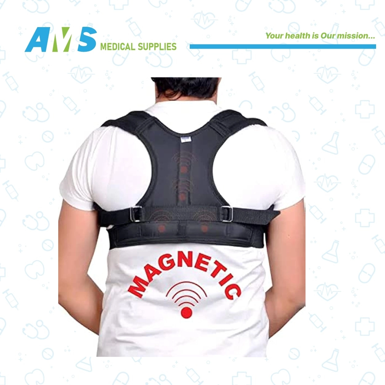 Mirage-Clavicle-Magnatic-Brace-Size-XL-4.webp XL حزام شد الترقوة من ميراج مقاس