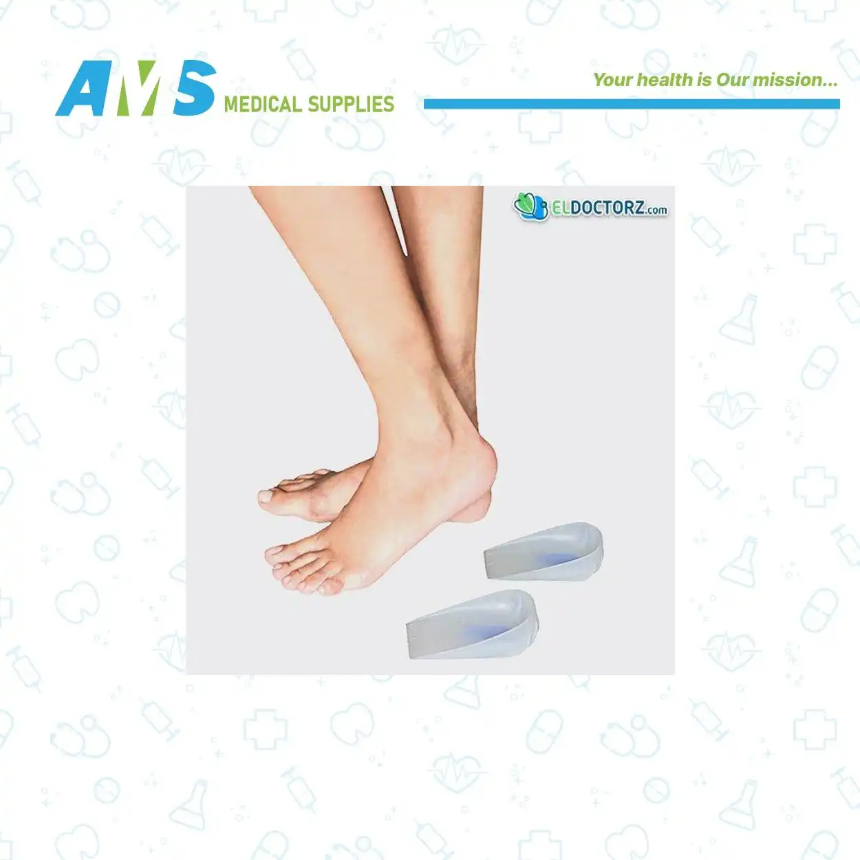 S سيليكون كعب من بافيكس مقاس