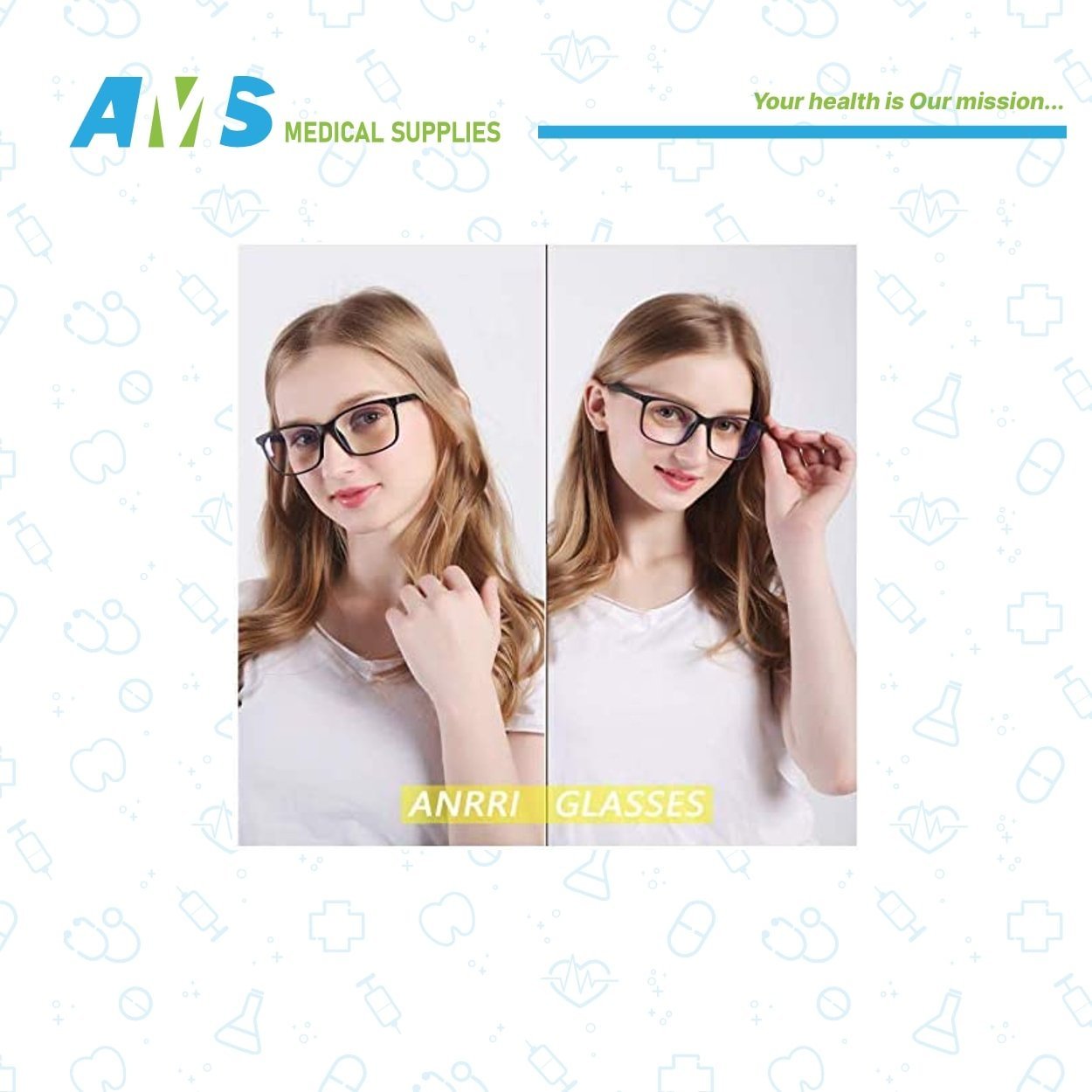 نظارة قراءة +1