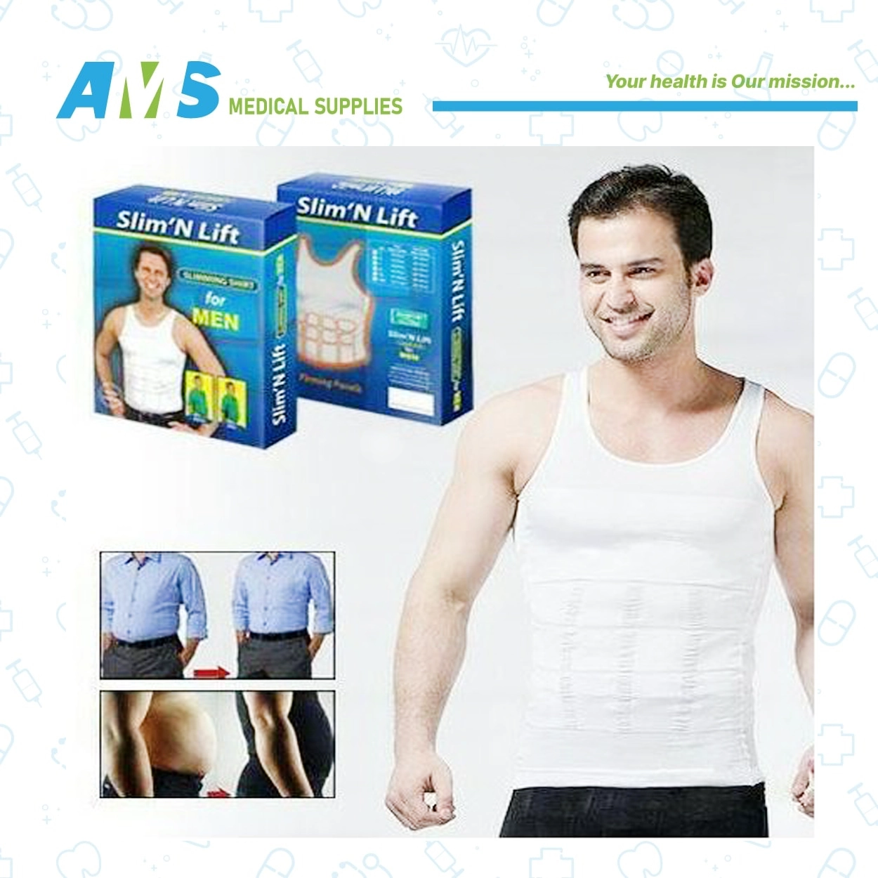 SlimN-Lift-Slimming-Shirt-size-L-7.webp L كورسيه لشد وتنحيف الجسم من سيلم أن لفت مقاس