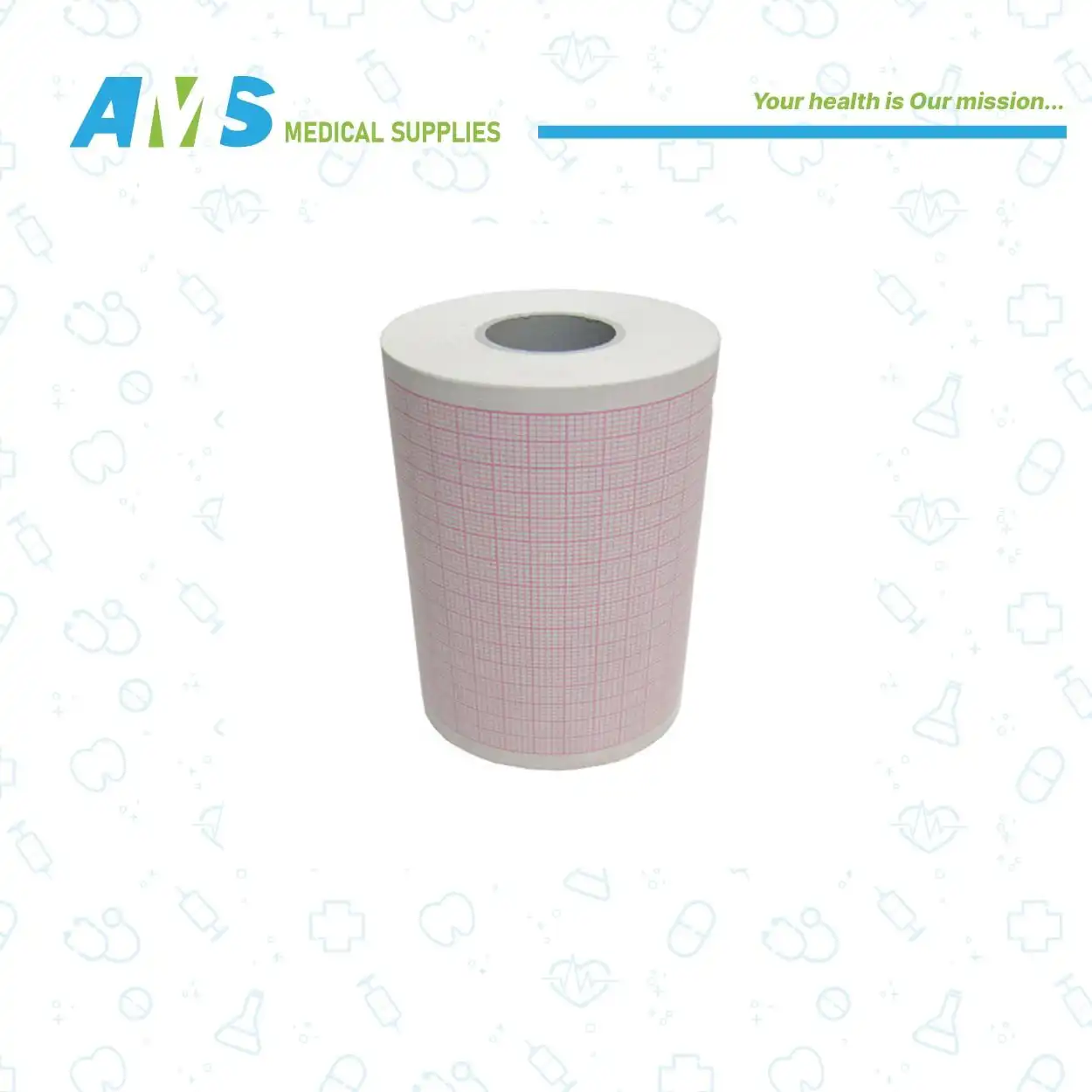 tcc ecg ورق جهاز تخطيط نبضات القلب مقاس5 من