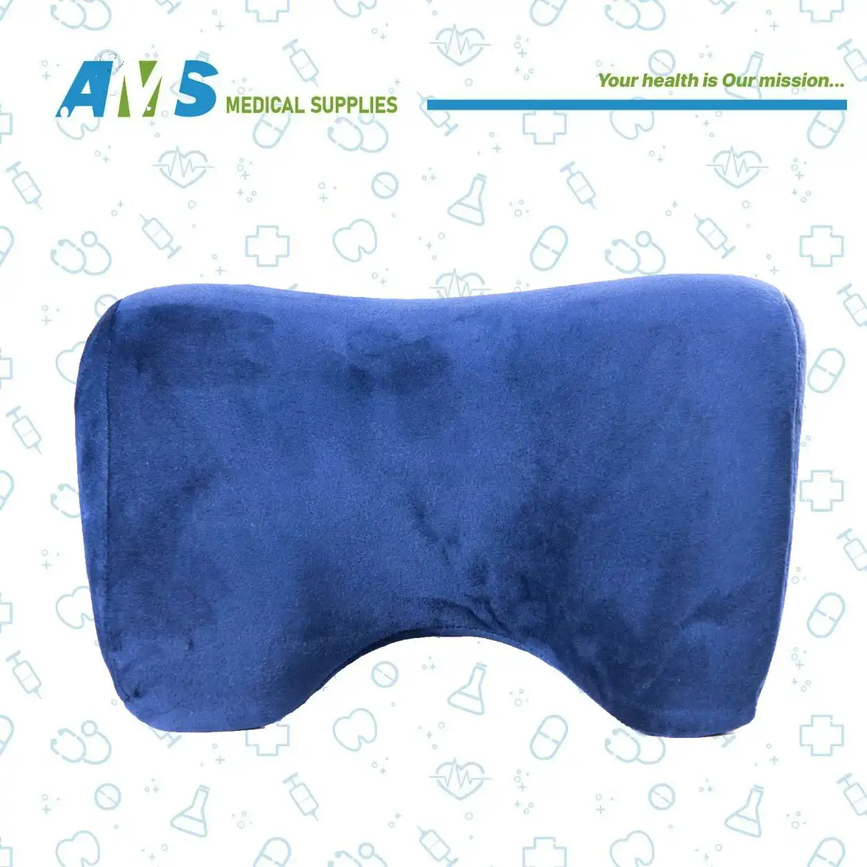 مسند رأس طبى للسيارة ميمورى فوم برقبة مريحة وناعم الملمس