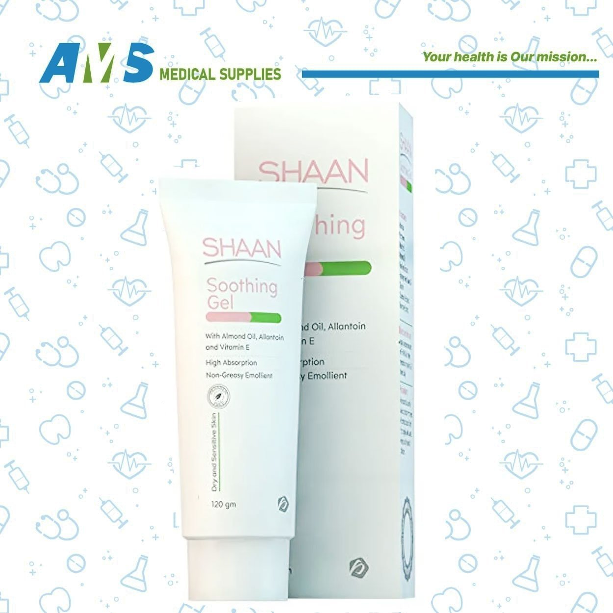 مرطب للوجة جيل من شان 120 ملي