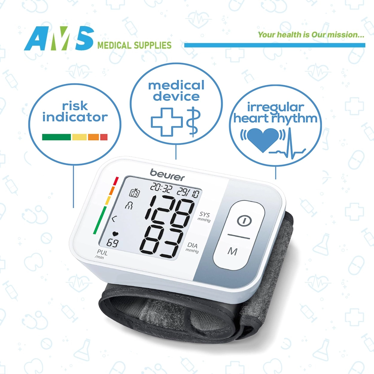 Beurer-BC-28-wrist-blood-pressure-monitor-4.webp جهاز قياس ضغط دم جهاز ضغط بيورير BM 28