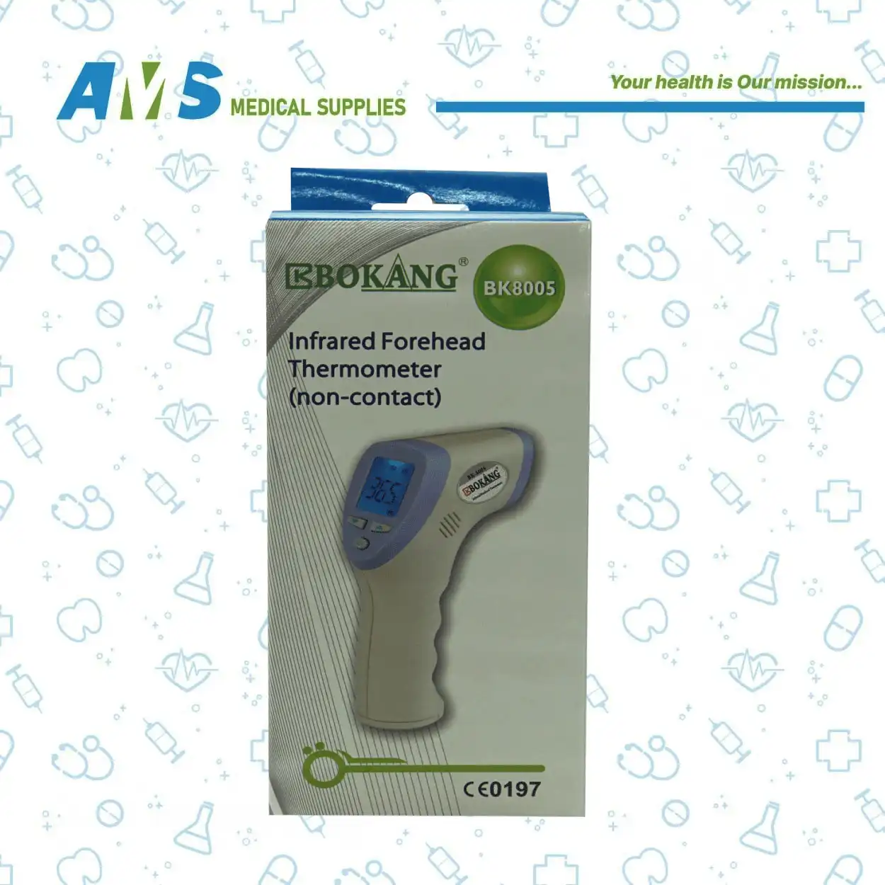 BK8005 بوكانج ترمومتر حرارة للجبهة من انفرا
