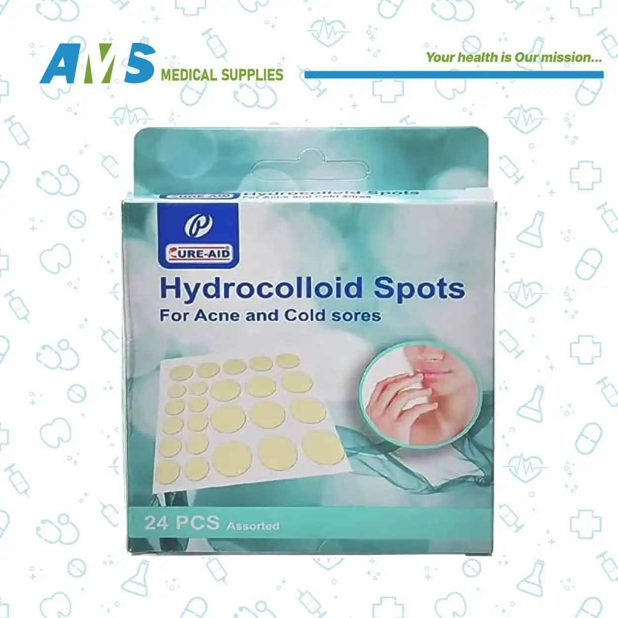 كيور ايد لاصقات لعلاج حب الشباب