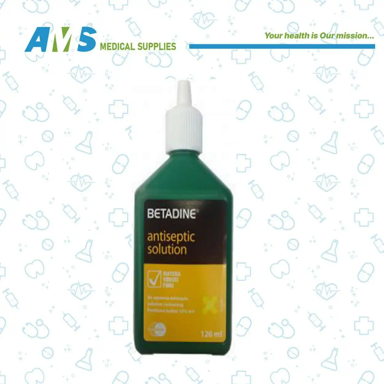 محلول بيتادين مطهر 120ملي