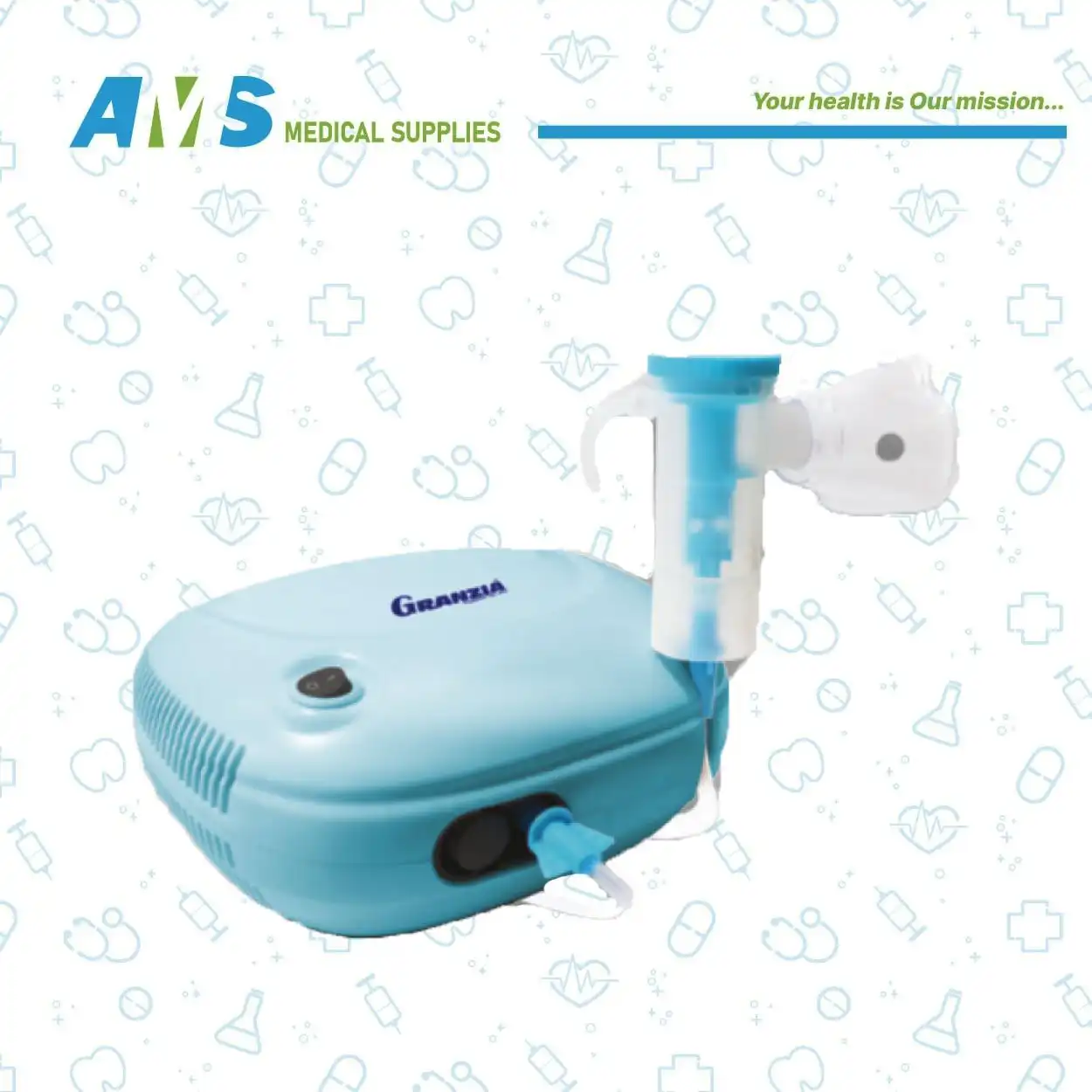 Granzia-Piston-Compressor-Nebulizer-Turbo-1.webp جهاز إستنشاق البخار تربو من جرانزيا