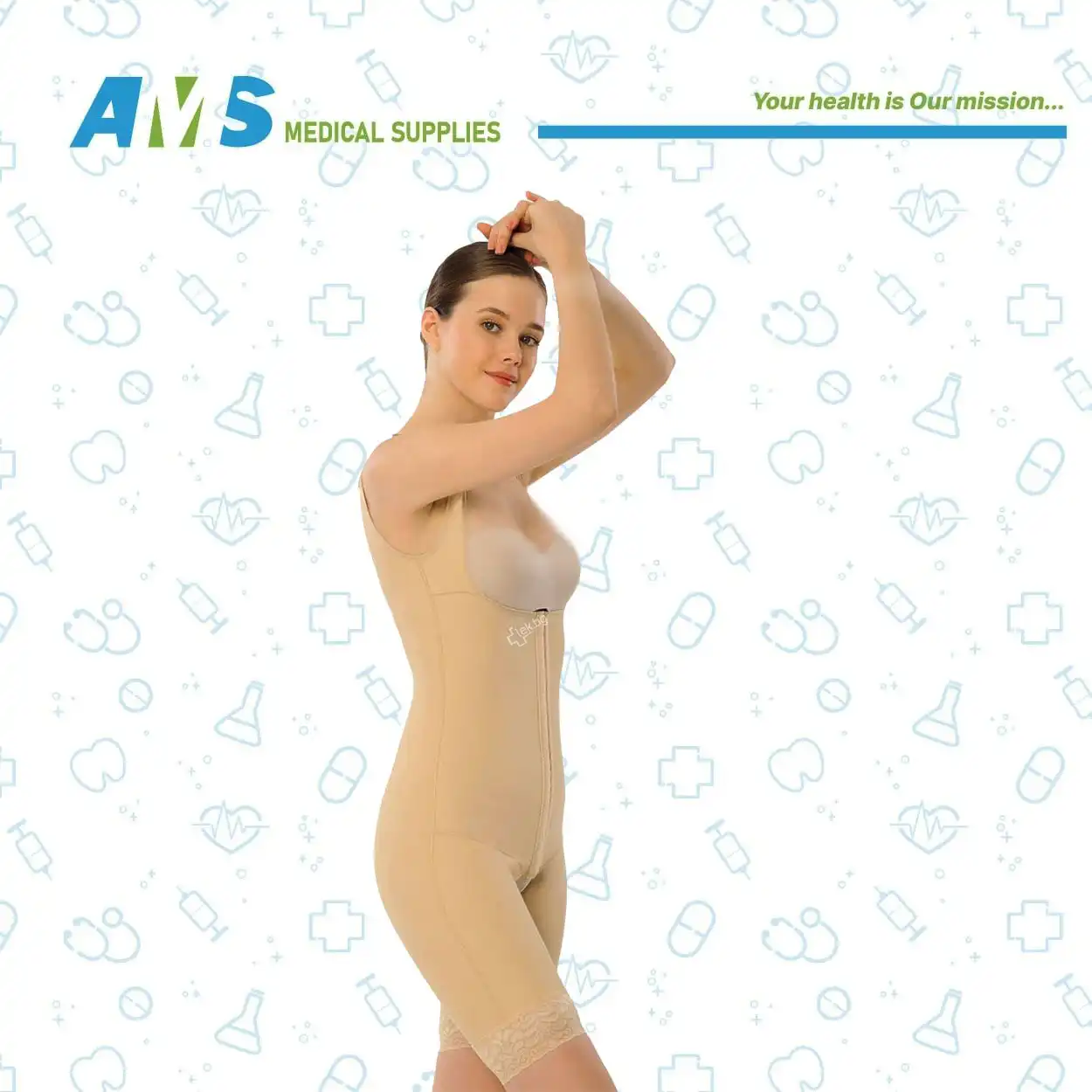 REF 501 مشد (كورسية ) من البطن حتى الفخذين من كيارا