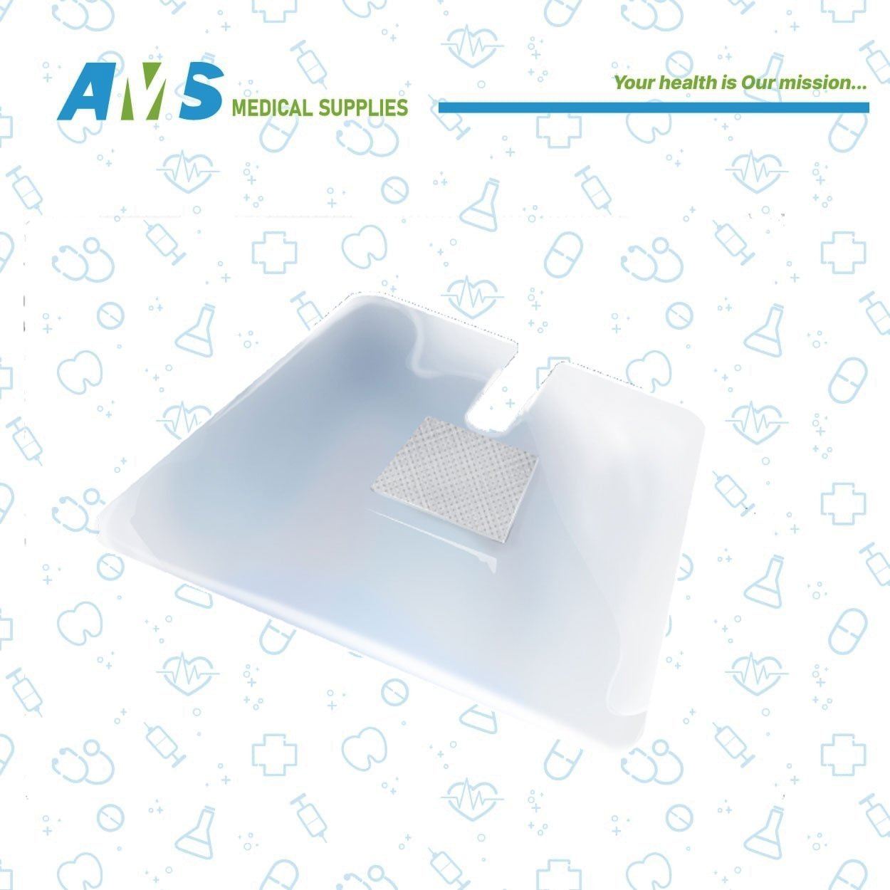 فارمابور  غيار لاصق معقم شفاف مقاوم للمياه 5*10 سم