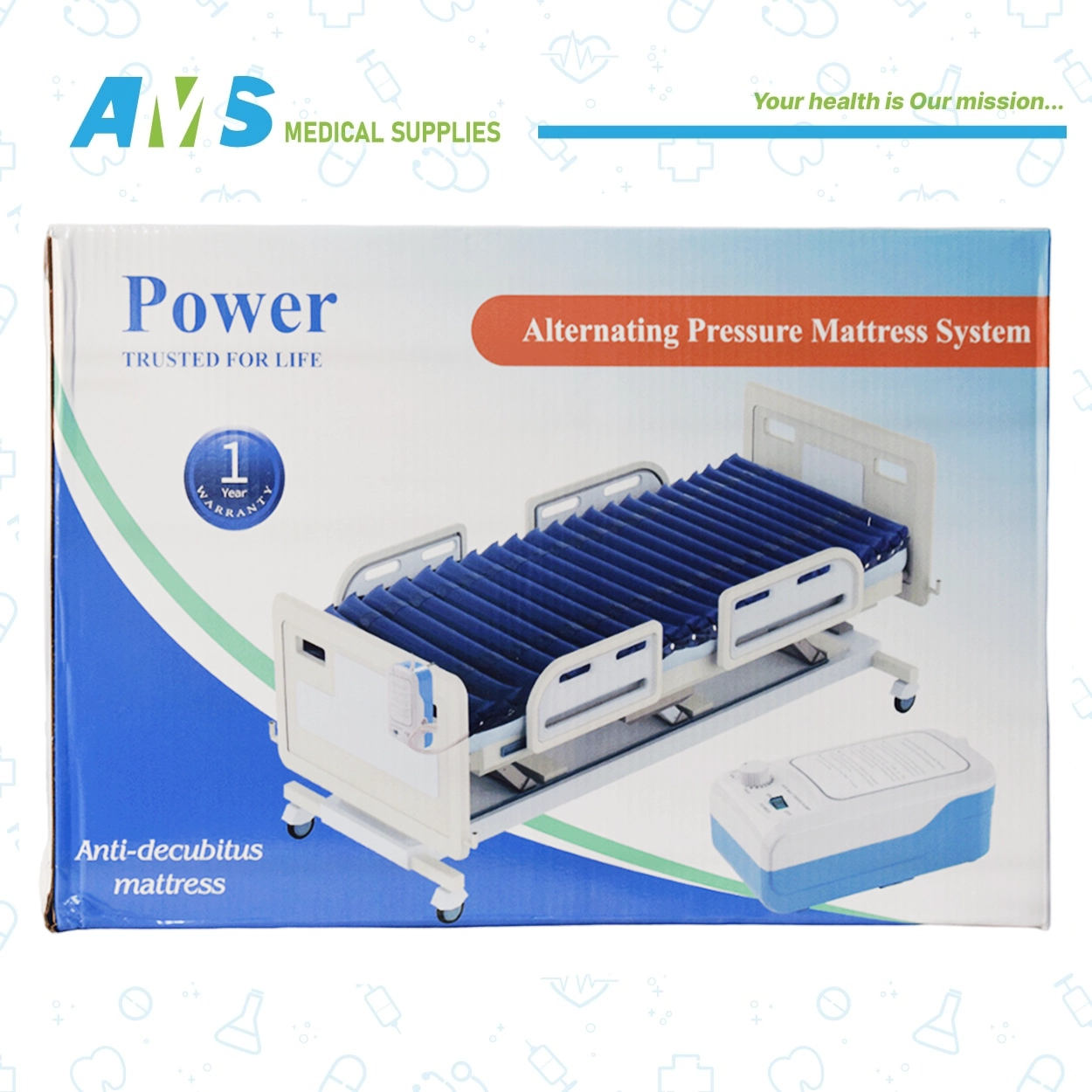 Powerمرتبة هوائية مضادة لقرح الفراش من