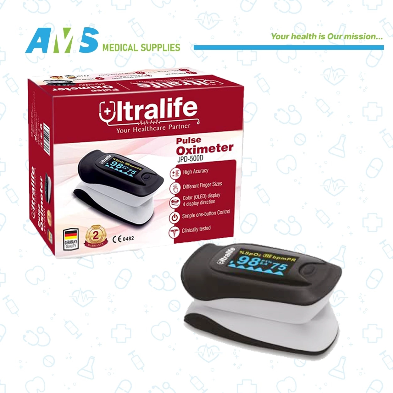 جهاز قياس نسبة الأكسجين من ألترالايف