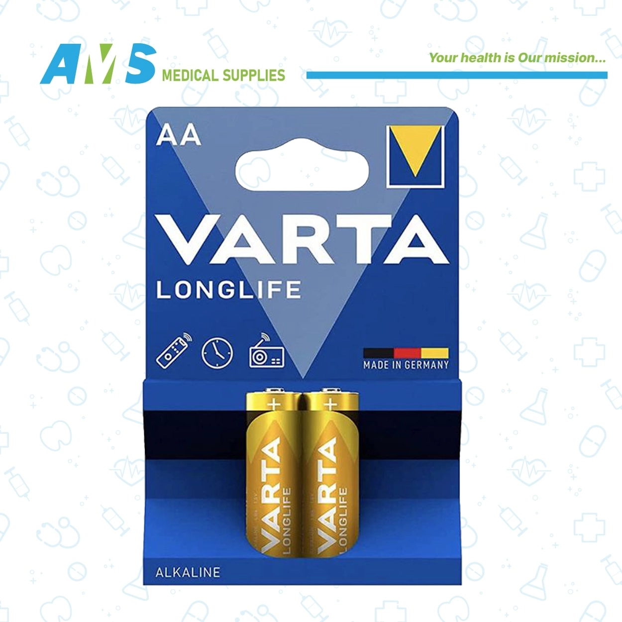 AA بطاريات الونج لايف من فارتا