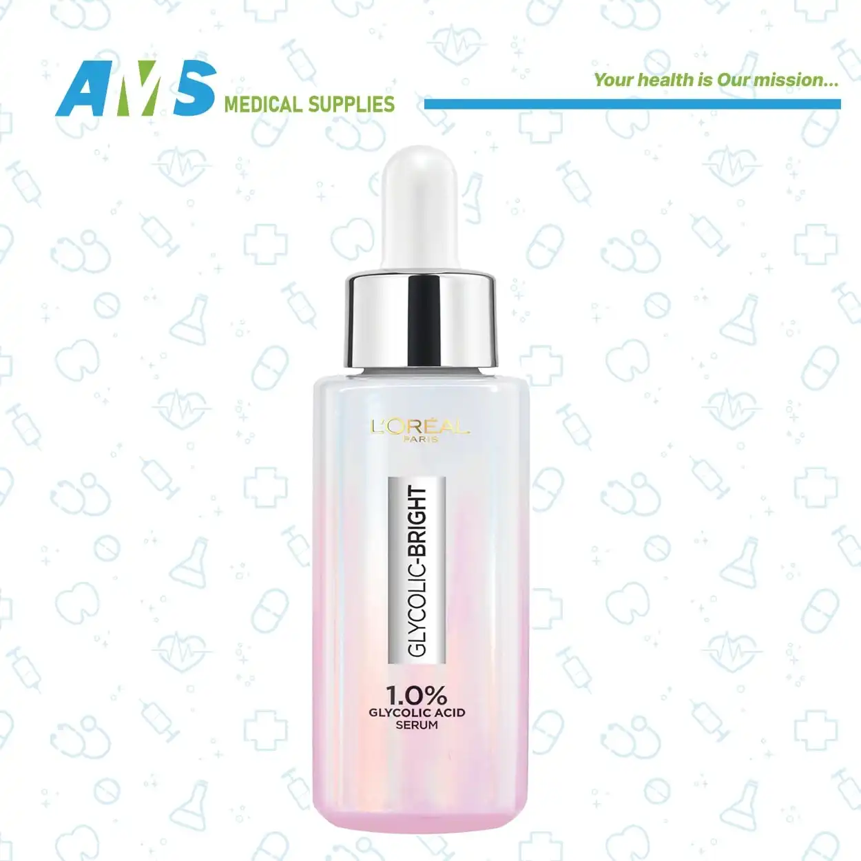 سيروم جليكوليك برايت جلووينج من لوريال باريس، 30 ملي