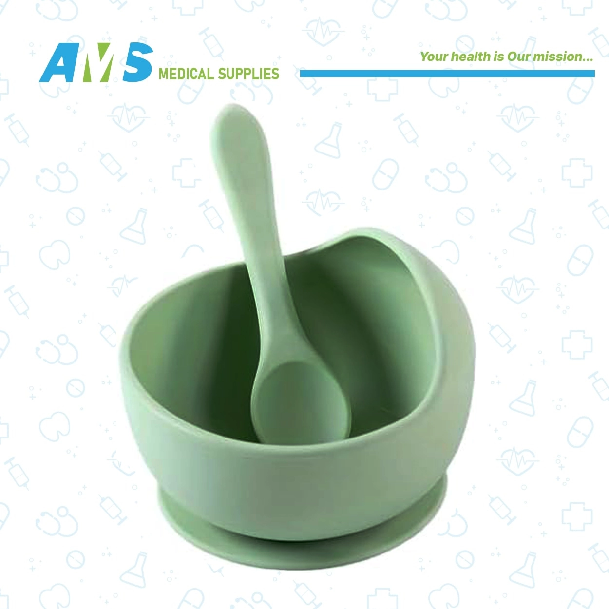 وعاء تغذية للاطفال من السيليكون